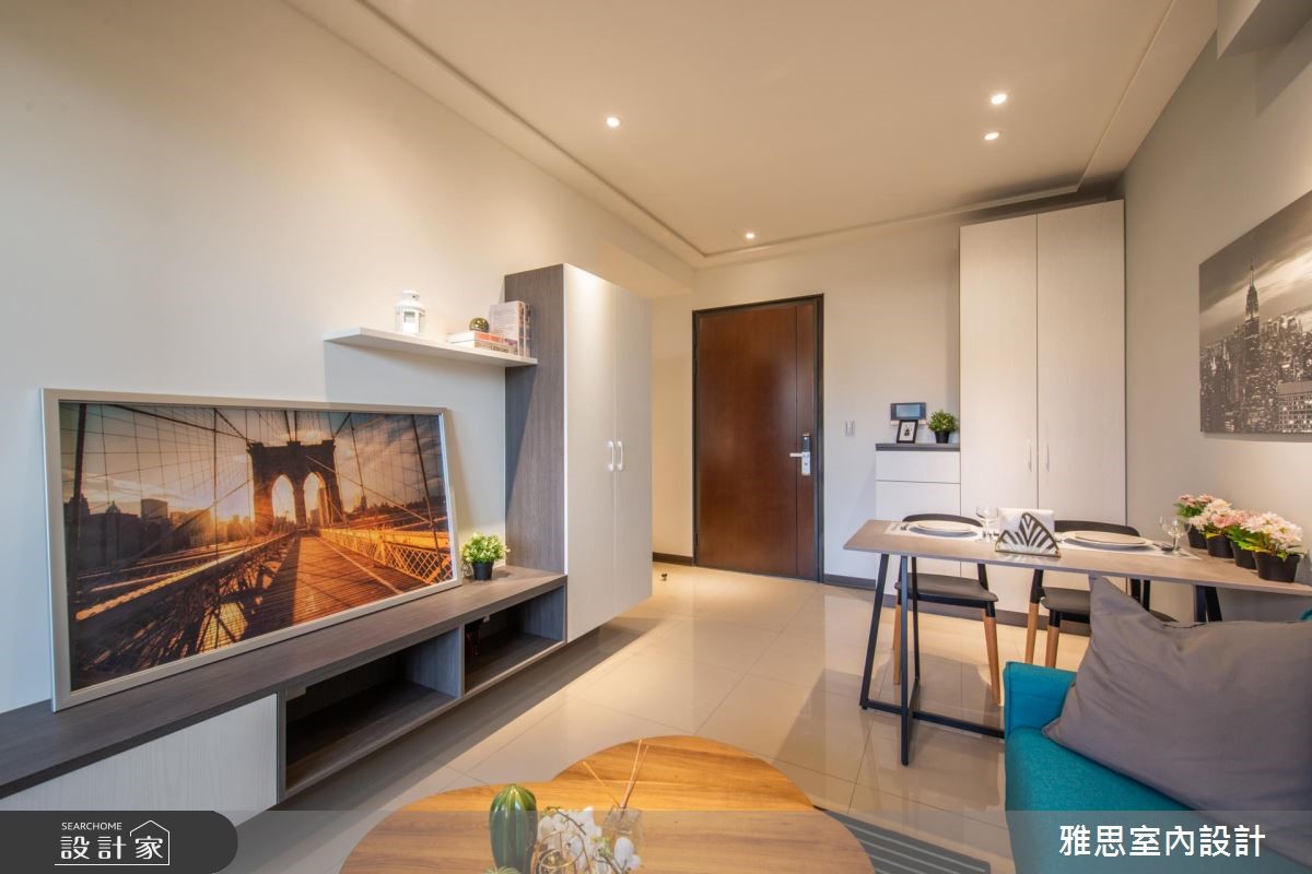 22坪新成屋(5年以下)＿簡約風客廳餐廳案例圖片＿雅思室內裝修有限公司＿雅思_10之3