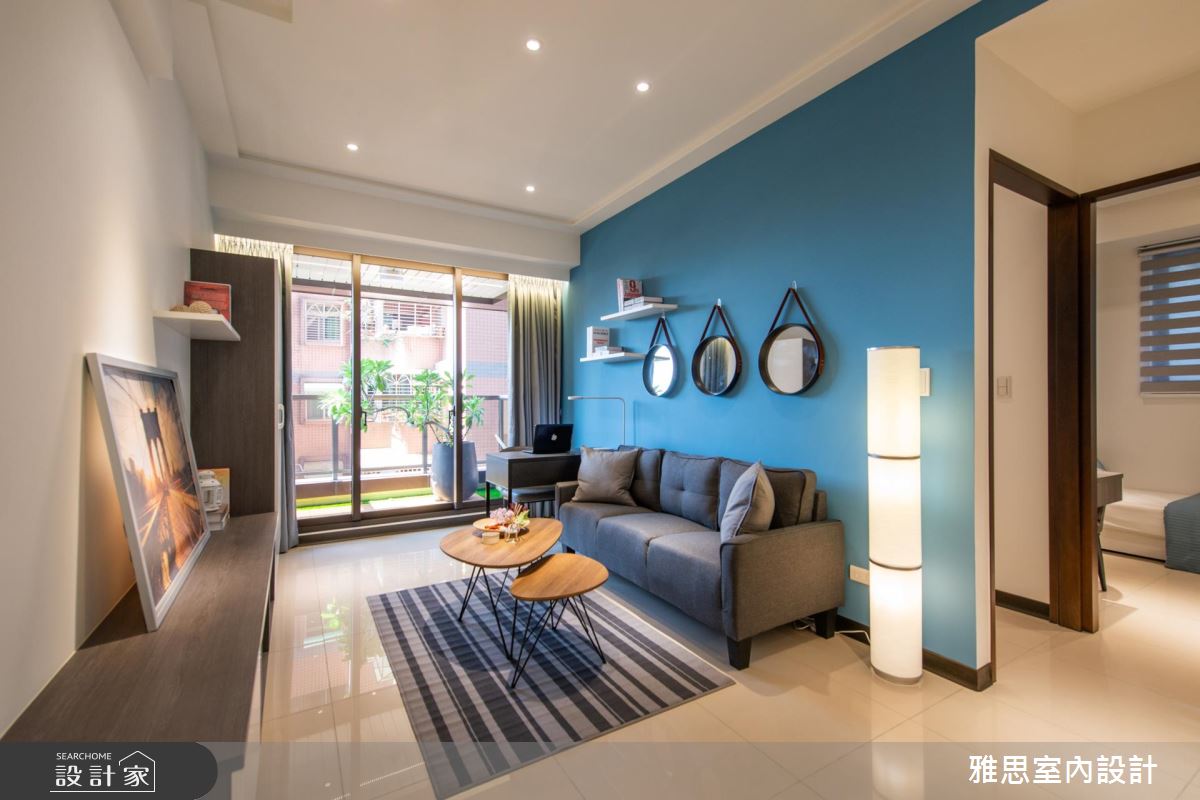 38坪新成屋(5年以下)＿北歐風客廳案例圖片＿雅思室內裝修有限公司＿雅思_14之7227