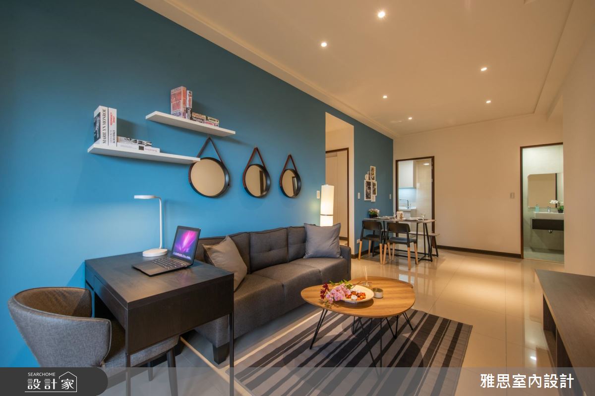 38坪新成屋(5年以下)＿北歐風客廳案例圖片＿雅思室內裝修有限公司＿雅思_14之9