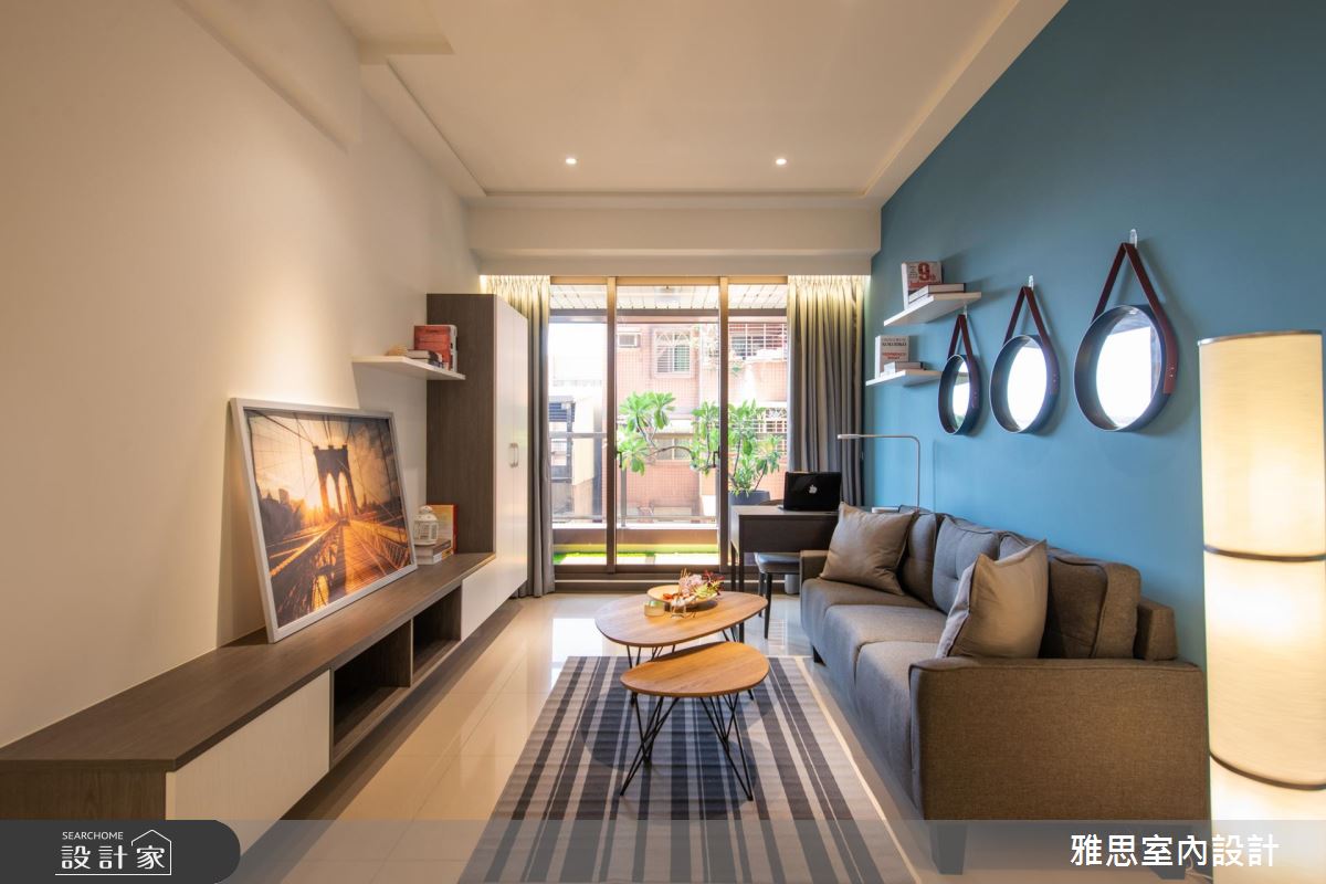 38坪新成屋(5年以下)＿北歐風客廳案例圖片＿雅思室內裝修有限公司＿雅思_14之7