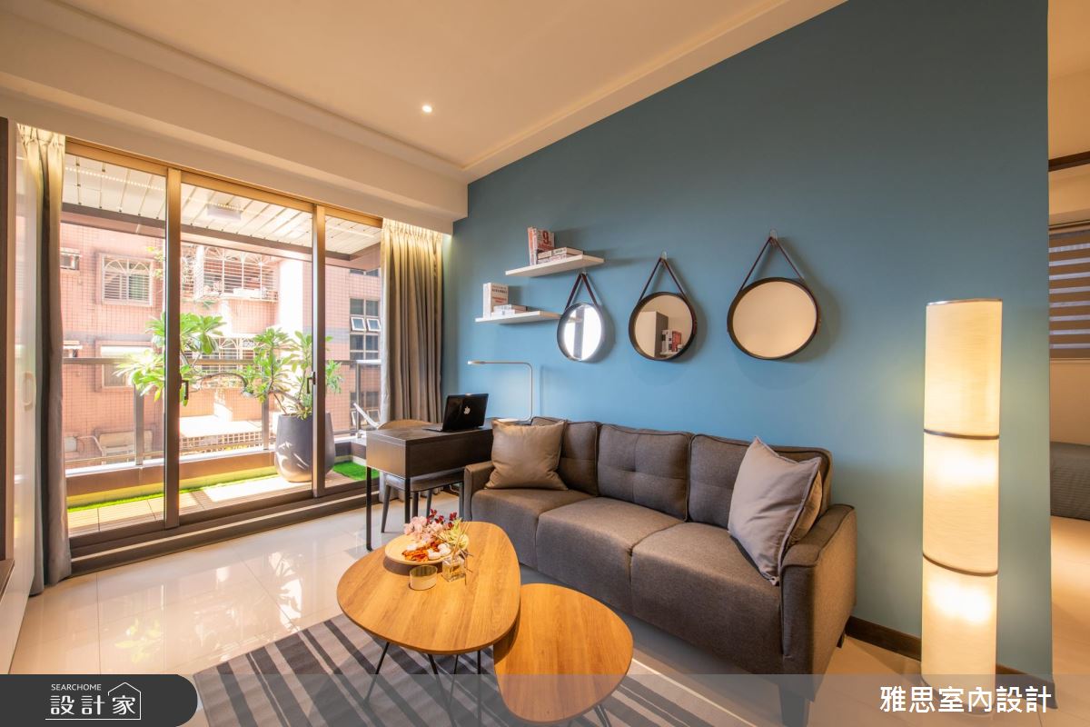38坪新成屋(5年以下)＿北歐風客廳案例圖片＿雅思室內裝修有限公司＿雅思_14之5