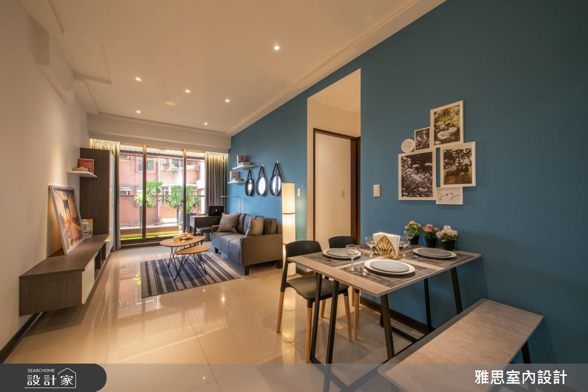 38坪新成屋(5年以下)＿北歐風客廳餐廳案例圖片＿雅思室內裝修有限公司＿雅思_14之1