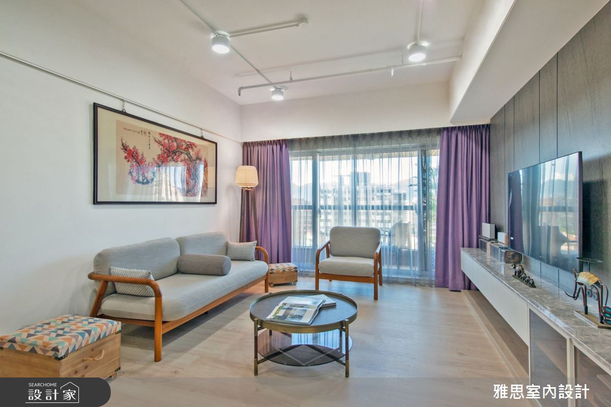 34坪中古屋(5~15年)＿現代風客廳案例圖片＿雅思室內裝修有限公司＿雅思_16之1