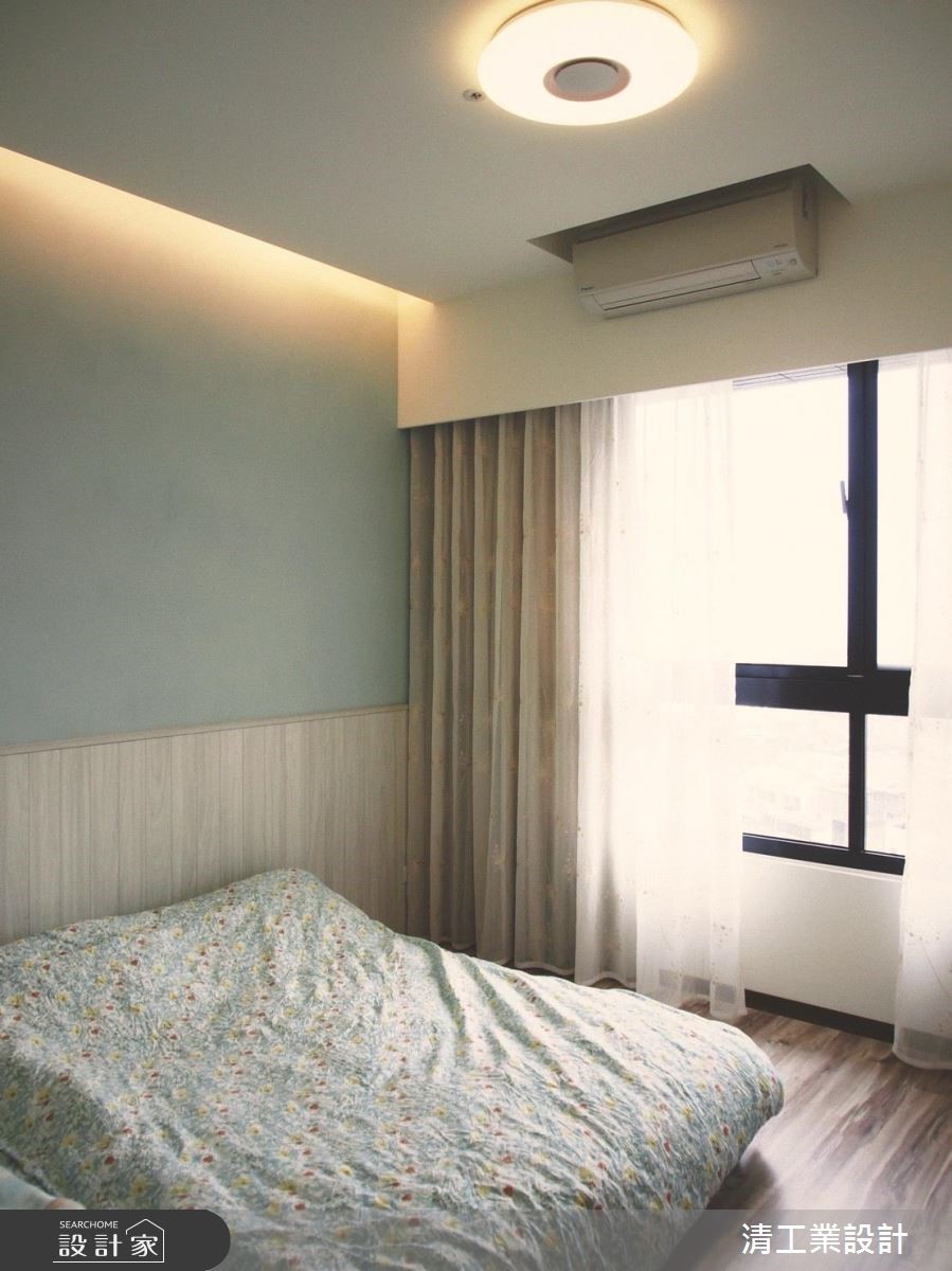 30坪新成屋(5年以下)＿混搭風臥室案例圖片＿清工業設計＿清工業_01之11