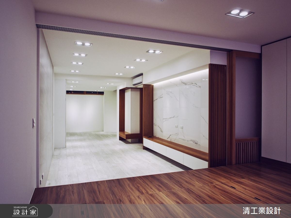 40坪老屋(31~40年)＿混搭風客廳案例圖片＿清工業設計＿清工業_05之5