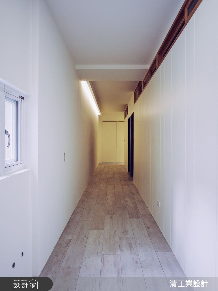 40坪老屋(31~40年)＿混搭風走廊案例圖片＿清工業設計＿清工業_05之15