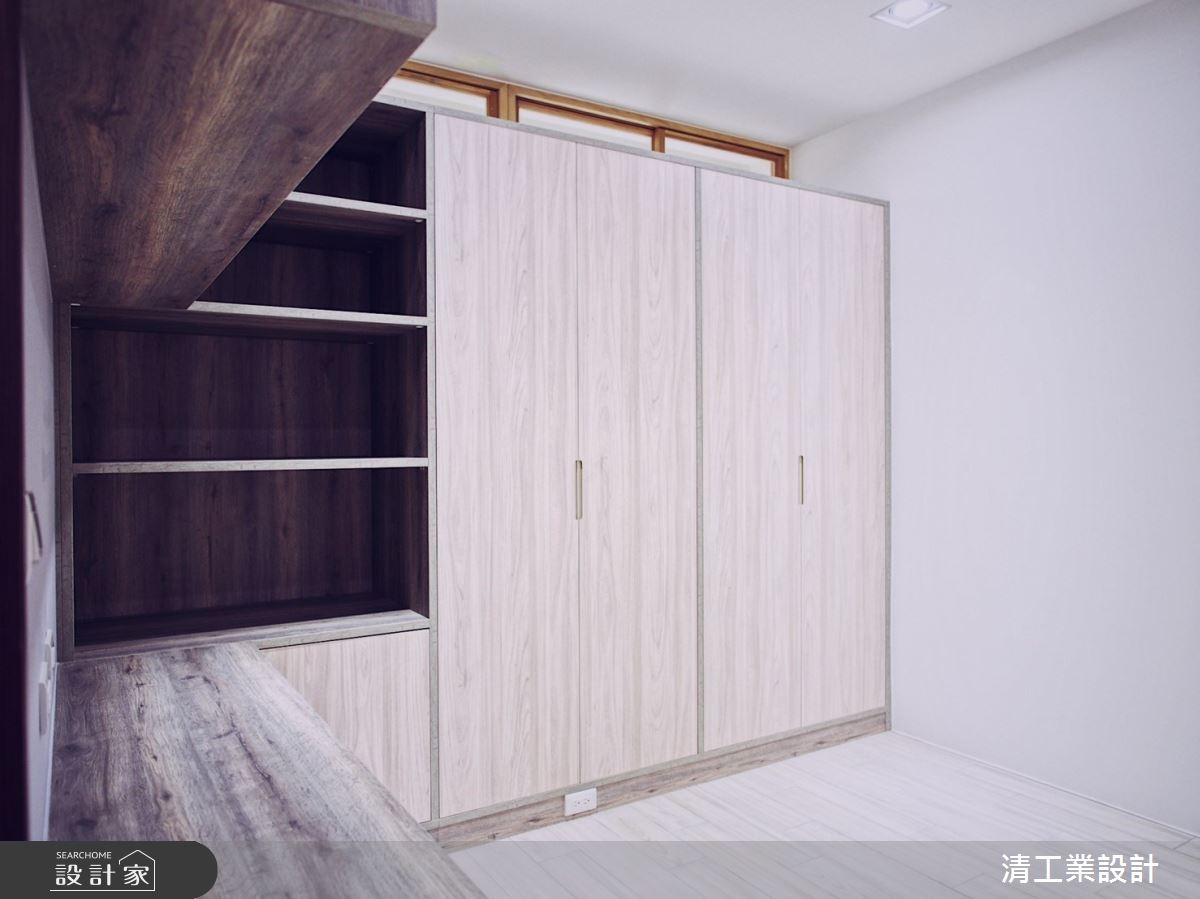 40坪老屋(31~40年)＿混搭風臥室案例圖片＿清工業設計＿清工業_05之19