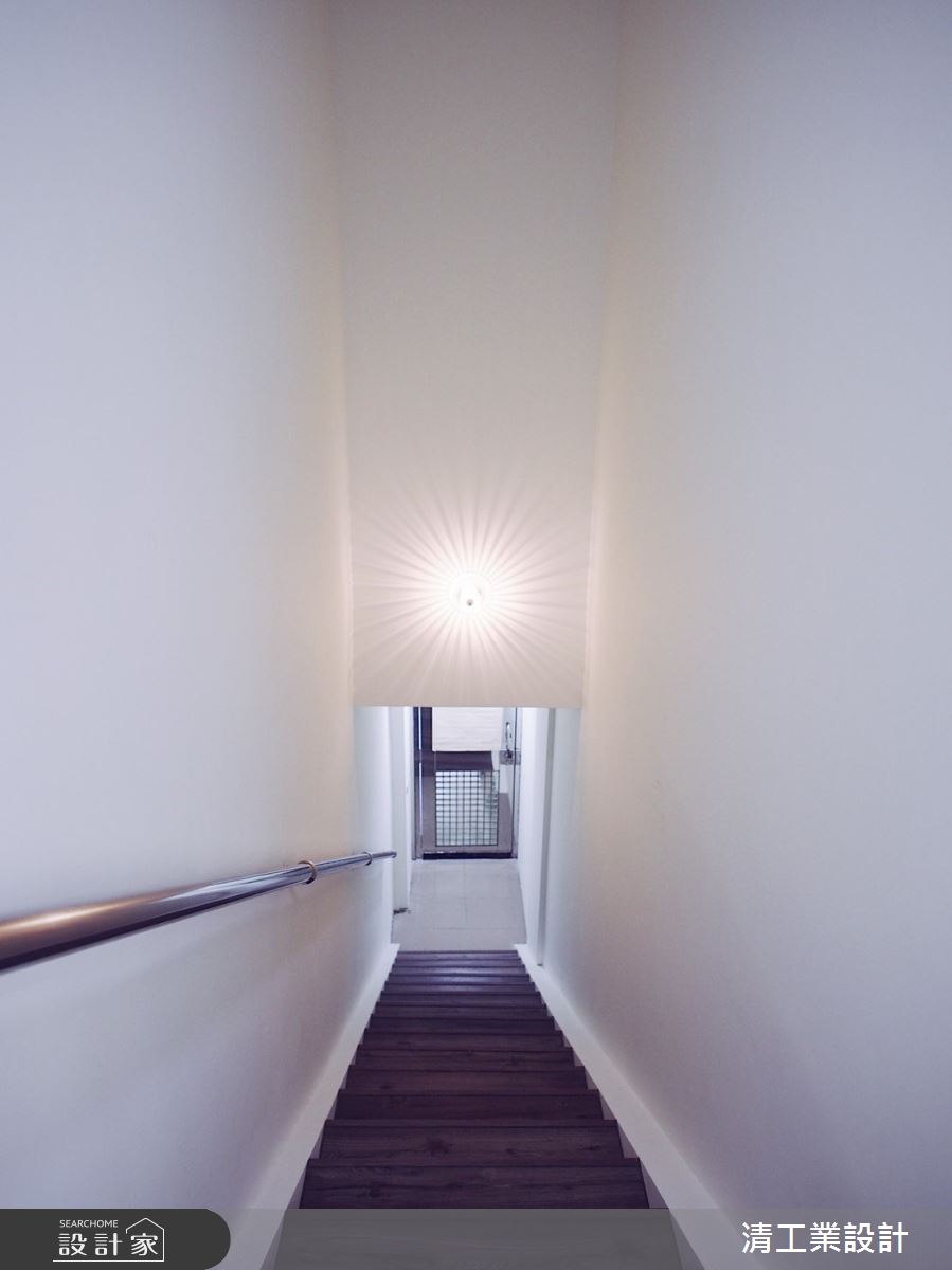 40坪老屋(31~40年)＿混搭風樓梯案例圖片＿清工業設計＿清工業_05之25