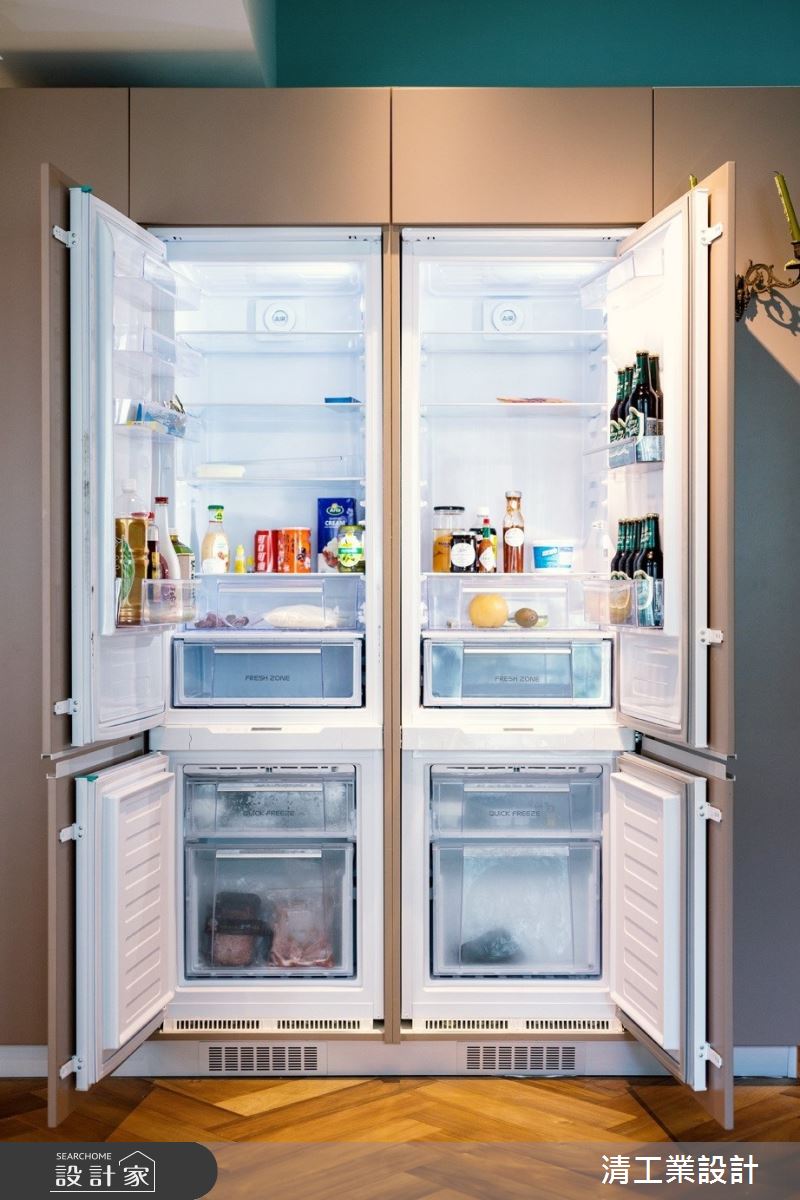 25坪新成屋(5年以下)＿現代風廚房案例圖片＿清工業設計＿清工業_07之5