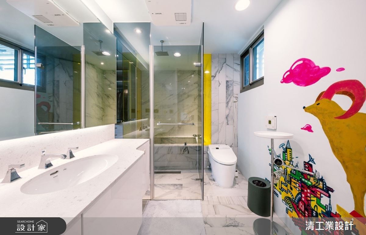 25坪新成屋(5年以下)＿現代風浴室案例圖片＿清工業設計＿清工業_07之8