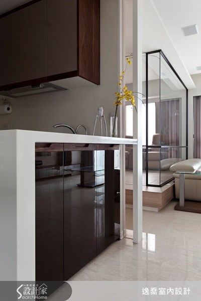 28坪＿現代風廚房案例圖片＿逸喬室內設計＿逸喬_向量光景之10