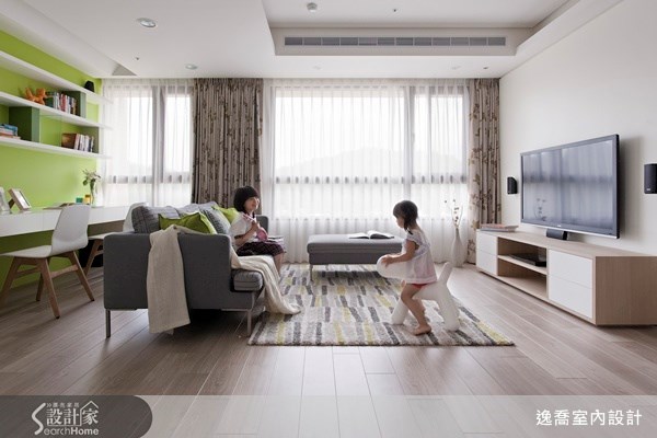 25坪新成屋(5年以下)＿現代風客廳案例圖片＿逸喬室內設計＿逸喬_彩遊空間 Color fantacy之11