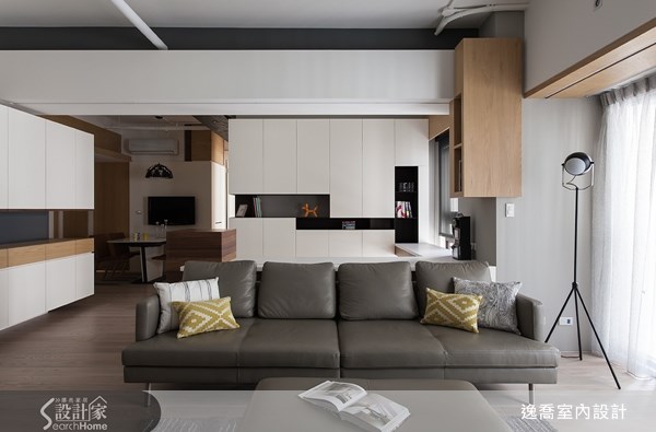 36坪新成屋(5年以下)＿工業風案例圖片＿逸喬室內設計＿逸喬_個性美學 The simple loft之3