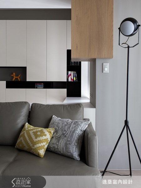 36坪新成屋(5年以下)＿工業風客廳案例圖片＿逸喬室內設計＿逸喬_個性美學 The simple loft之5