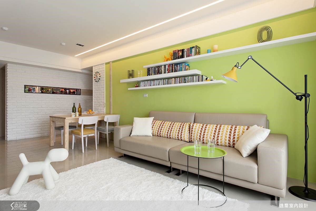 30坪中古屋(5~15年)＿北歐風客廳案例圖片＿逸喬室內設計＿逸喬_幸福的味道The happines之4