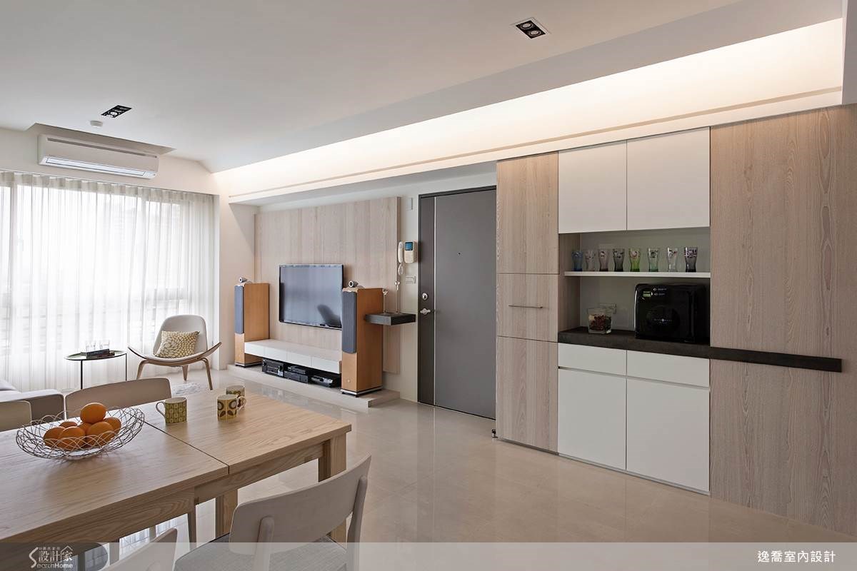 30坪中古屋(5~15年)＿北歐風餐廳案例圖片＿逸喬室內設計＿逸喬_幸福的味道The happines之7