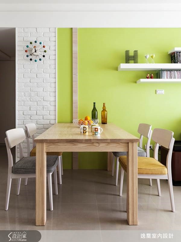 30坪中古屋(5~15年)＿北歐風餐廳案例圖片＿逸喬室內設計＿逸喬_幸福的味道The happines之5