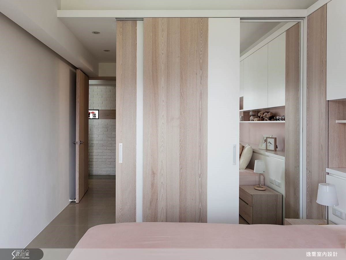 30坪中古屋(5~15年)＿北歐風臥室案例圖片＿逸喬室內設計＿逸喬_幸福的味道The happines之13