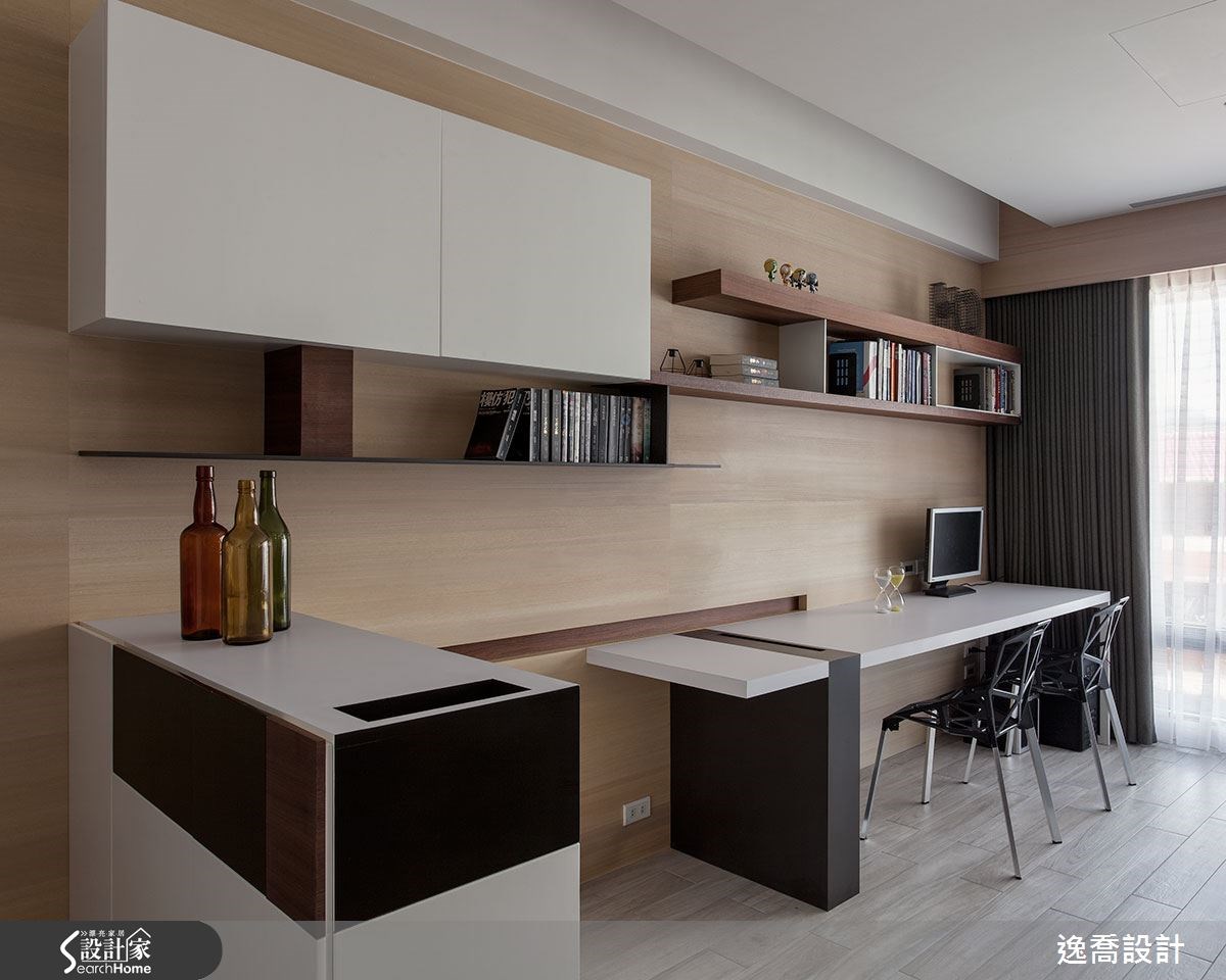 36坪新成屋(5年以下)＿現代風書房案例圖片＿逸喬室內設計＿逸喬_定格寵愛 Living with beloved ones之6
