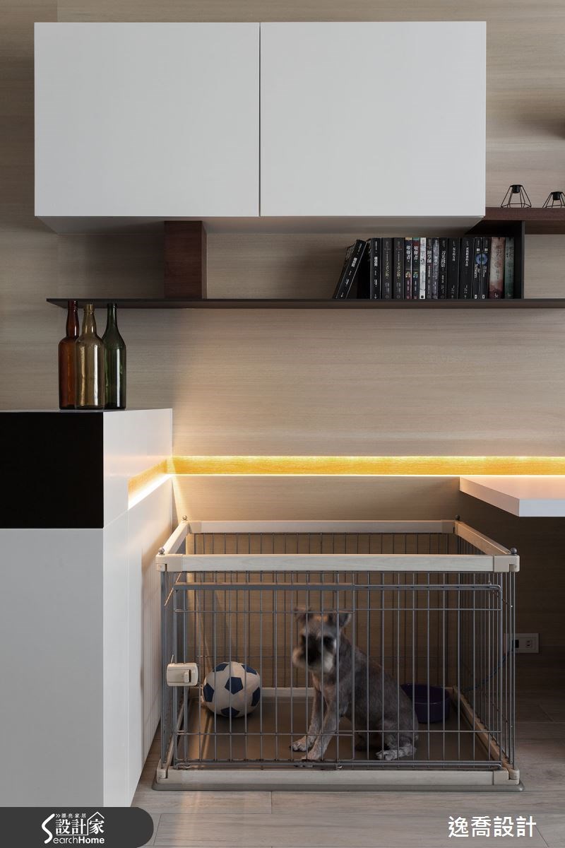 36坪新成屋(5年以下)＿現代風寵物案例圖片＿逸喬室內設計＿逸喬_定格寵愛 Living with beloved ones之7