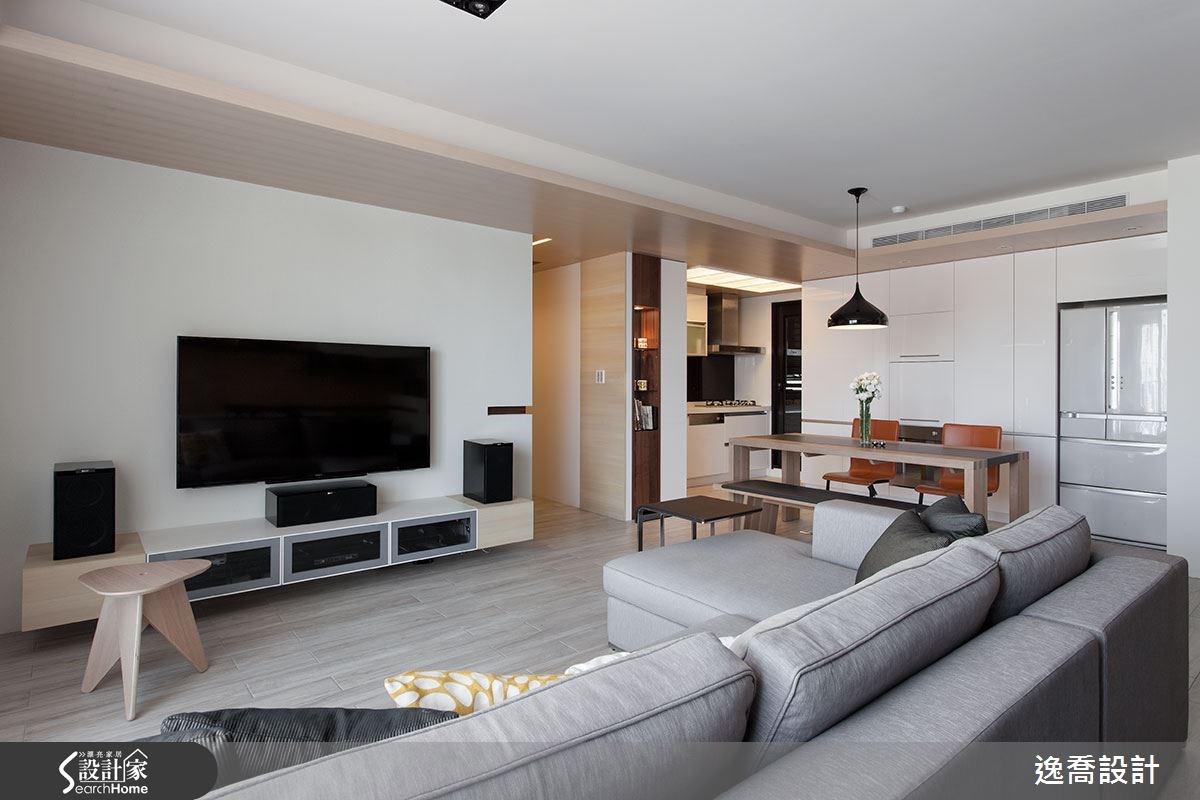 36坪新成屋(5年以下)＿現代風客廳案例圖片＿逸喬室內設計＿逸喬_定格寵愛 Living with beloved ones之15