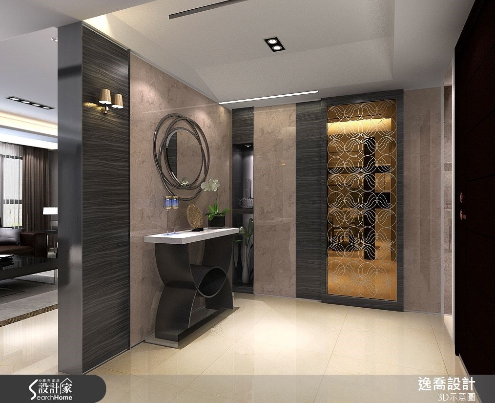 100坪新成屋(5年以下)＿現代風玄關案例圖片＿逸喬室內設計＿逸喬_08之21