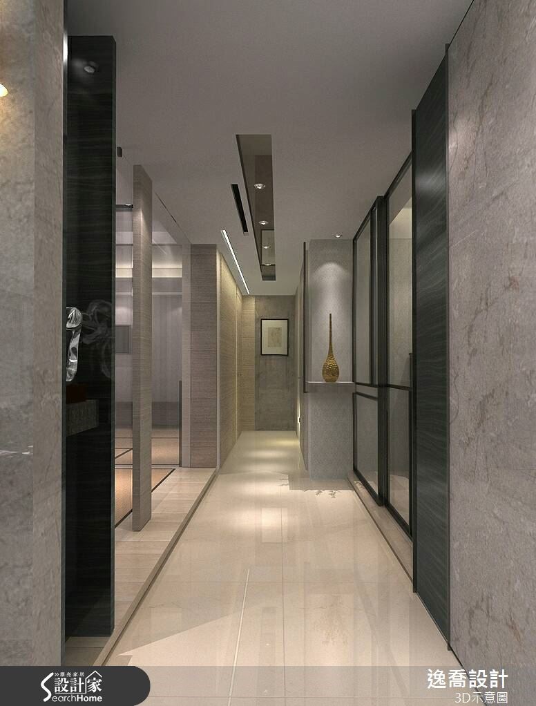 100坪新成屋(5年以下)＿現代風走廊案例圖片＿逸喬室內設計＿逸喬_08之2