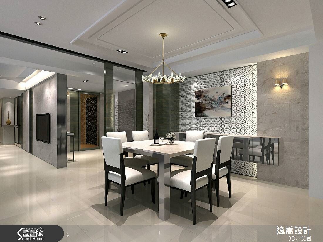 100坪新成屋(5年以下)＿現代風餐廳案例圖片＿逸喬室內設計＿逸喬_08之6