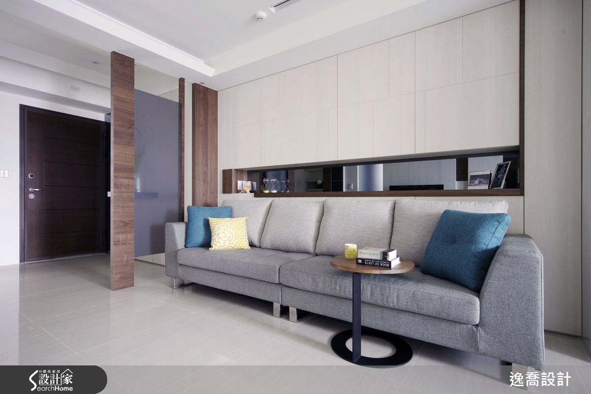 22坪新成屋(5年以下)＿現代風客廳案例圖片＿逸喬室內設計＿逸喬_15之11