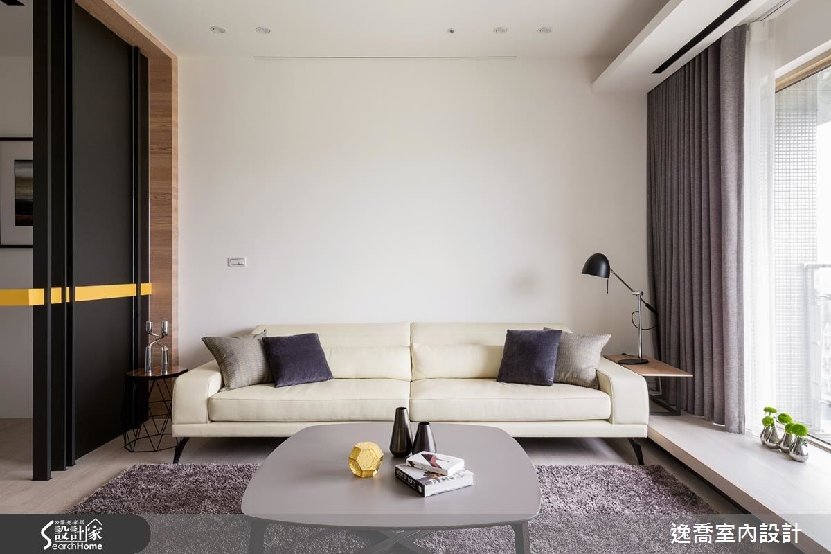 43坪新成屋(5年以下)＿北歐風客廳案例圖片＿逸喬室內設計＿逸喬_光感生活 Sparkling之7