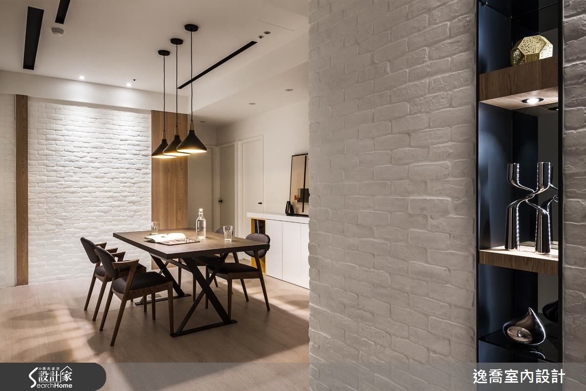 43坪新成屋(5年以下)＿北歐風餐廳案例圖片＿逸喬室內設計＿逸喬_光感生活 Sparkling之11
