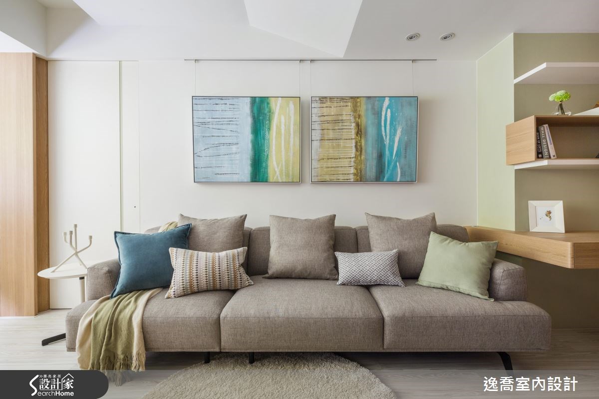 31坪老屋(16~30年)＿北歐風客廳案例圖片＿逸喬室內設計＿逸喬_北歐新象 Refresh之2