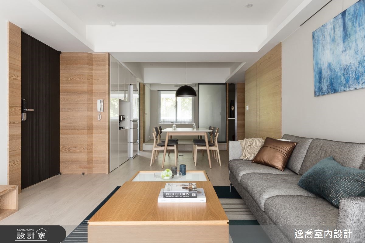 30坪老屋(16~30年)＿北歐風客廳餐廳案例圖片＿逸喬室內設計＿逸喬_淬鍊，生活溫度 The warmth of life之5