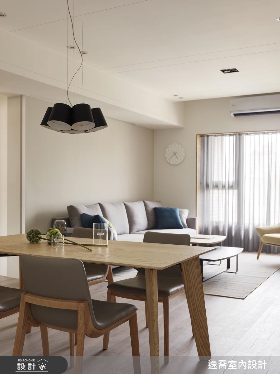 35坪新成屋(5年以下)＿現代風餐廳案例圖片＿逸喬室內設計＿逸喬_木蘊框景 Framing our home之9