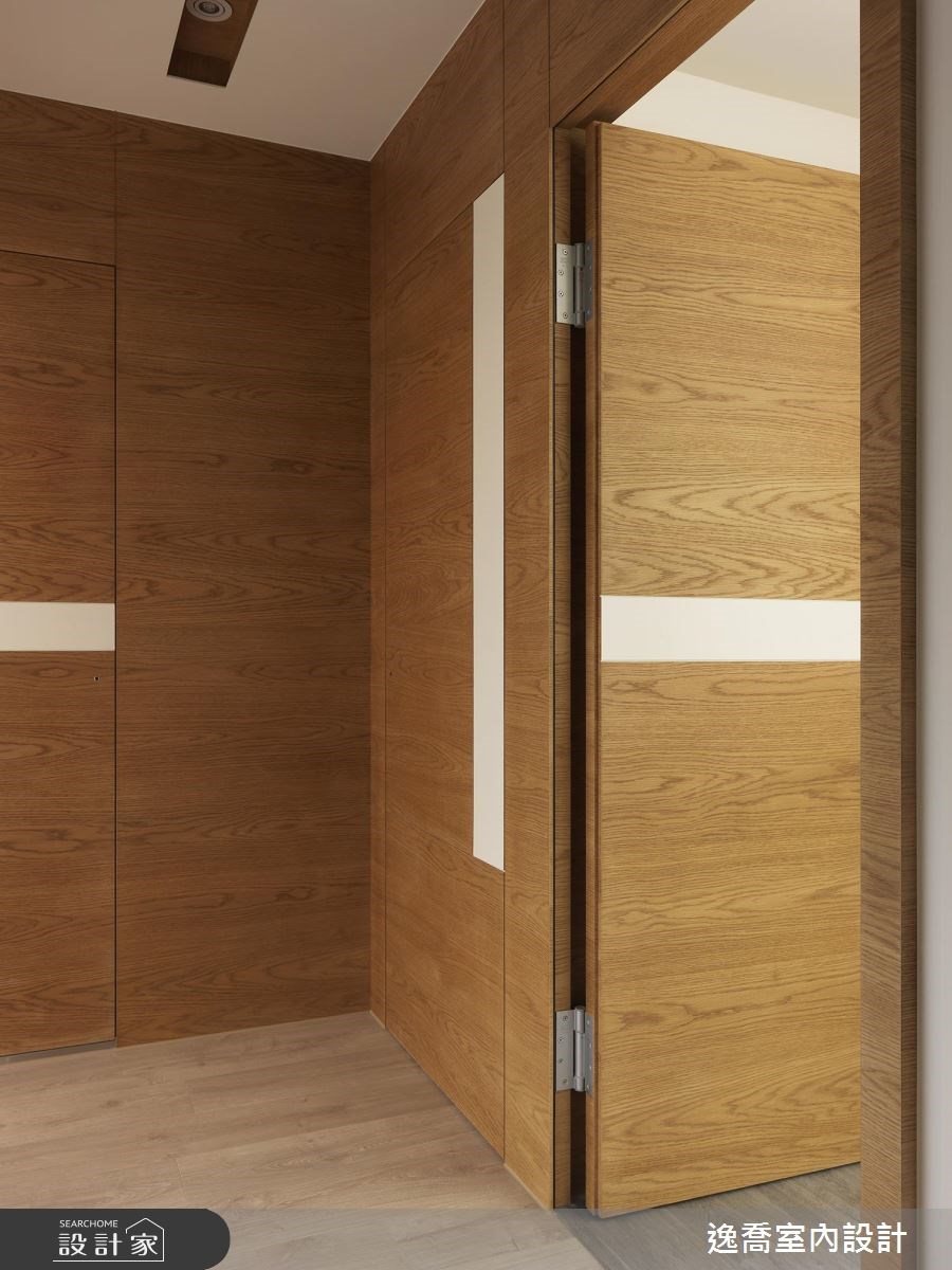 35坪新成屋(5年以下)＿現代風臥室案例圖片＿逸喬室內設計＿逸喬_木蘊框景 Framing our home之24