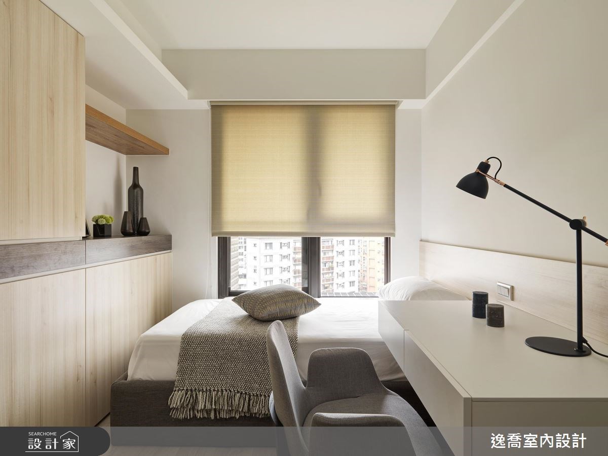 35坪新成屋(5年以下)＿現代風臥室案例圖片＿逸喬室內設計＿逸喬_木蘊框景 Framing our home之26