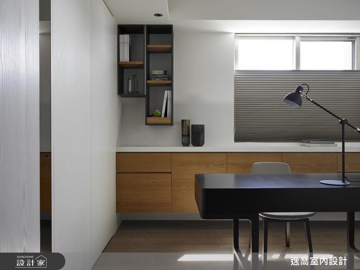 80坪老屋(16~30年)＿現代風書房案例圖片＿逸喬室內設計＿逸喬_聚‧慢活 The hygge life之12
