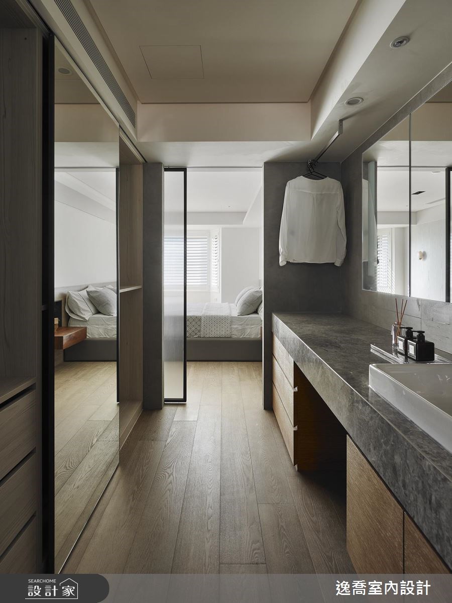 80坪老屋(16~30年)＿現代風臥室更衣間浴室案例圖片＿逸喬室內設計＿逸喬_聚‧慢活 The hygge life之28