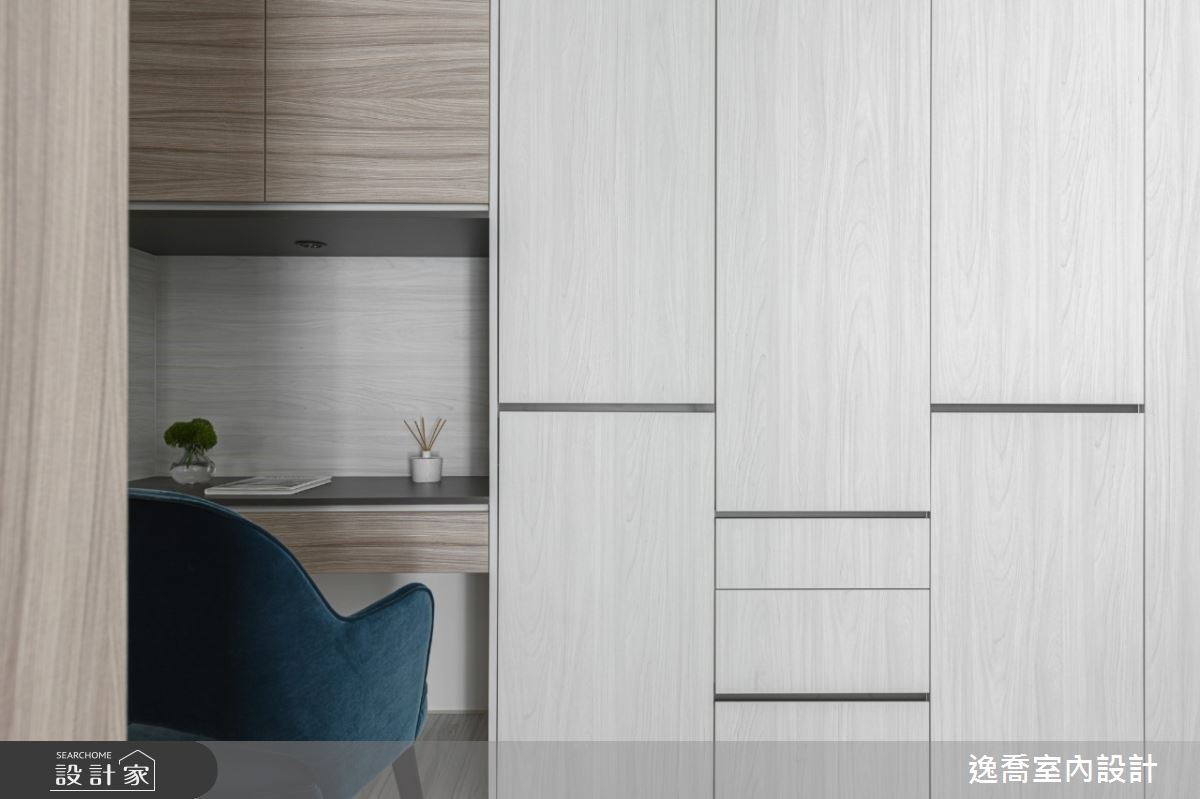 62坪新成屋(5年以下)＿現代風臥室案例圖片＿逸喬室內設計＿逸喬_灰階新繹‧幾何秩序 The grey geometry之19