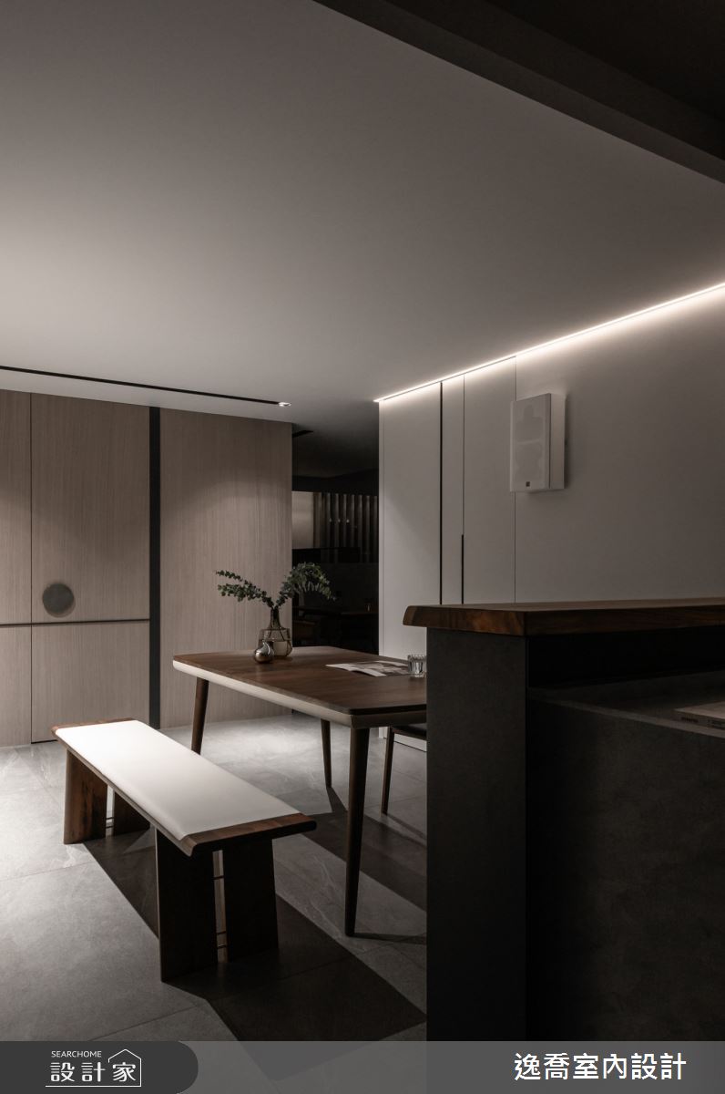 35坪新成屋(5年以下)＿現代風餐廳案例圖片＿逸喬室內設計＿逸喬_形與色的美學協奏 Aesthetic Concerto of Form and Colors之15