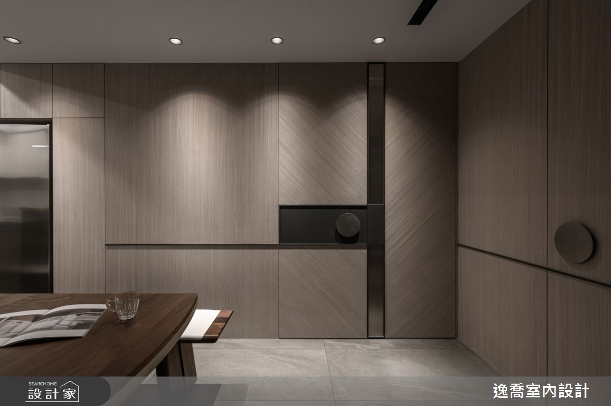 35坪新成屋(5年以下)＿現代風餐廳案例圖片＿逸喬室內設計＿逸喬_形與色的美學協奏 Aesthetic Concerto of Form and Colors之17