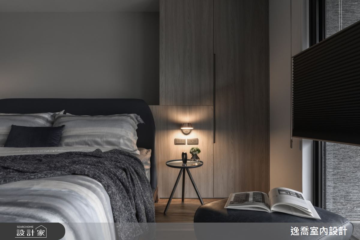 35坪新成屋(5年以下)＿現代風臥室案例圖片＿逸喬室內設計＿逸喬_形與色的美學協奏 Aesthetic Concerto of Form and Colors之22