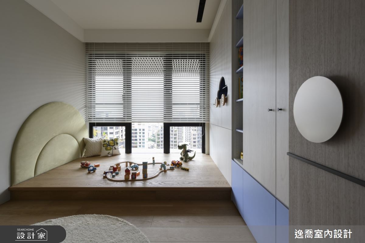 35坪新成屋(5年以下)＿現代風兒童房兒童房案例圖片＿逸喬室內設計＿逸喬_形與色的美學協奏 Aesthetic Concerto of Form and Colors之26