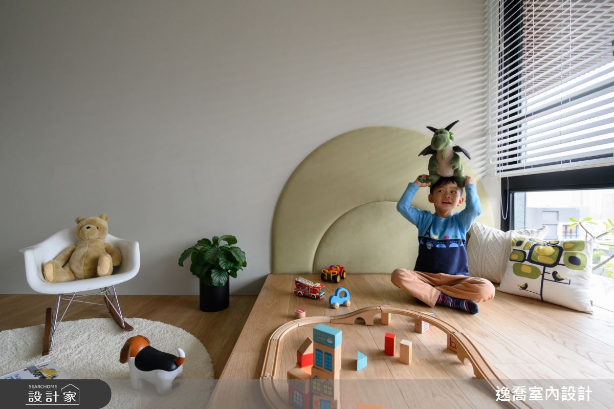 35坪新成屋(5年以下)＿現代風兒童房兒童房案例圖片＿逸喬室內設計＿逸喬_形與色的美學協奏 Aesthetic Concerto of Form and Colors之28