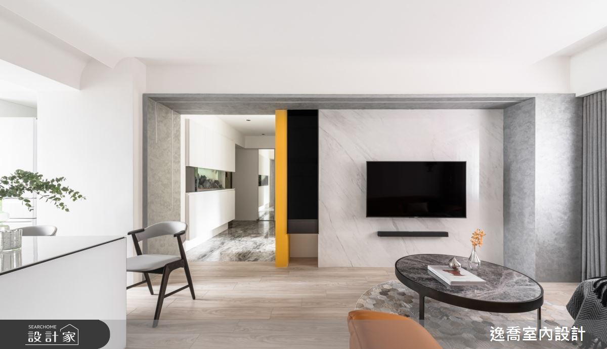 30坪老屋(16~30年)＿現代風客廳案例圖片＿逸喬室內設計＿逸喬_親親‧吾家 Lovely‧my casa之2