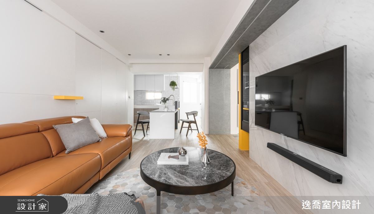 30坪老屋(16~30年)＿現代風客廳案例圖片＿逸喬室內設計＿逸喬_親親‧吾家 Lovely‧my casa之6