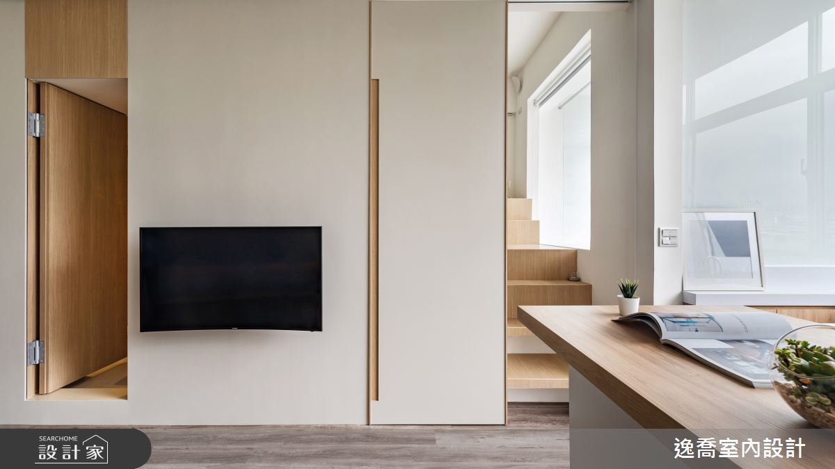15坪老屋(16~30年)＿簡約風客廳案例圖片＿逸喬室內設計＿逸喬_心‧居 Home is where the heart is之3