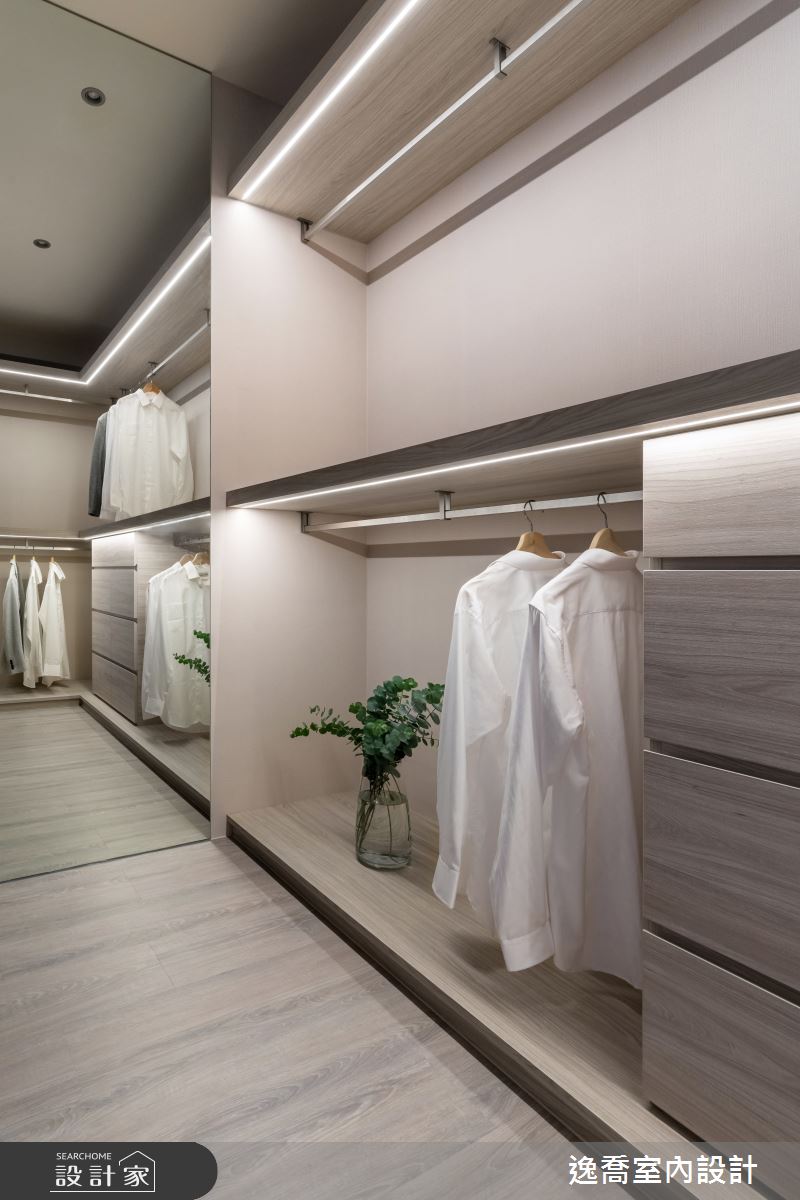 35坪新成屋(5年以下)＿現代風更衣間案例圖片＿逸喬室內設計＿逸喬_純粹‧生活哲學 Simplism之17