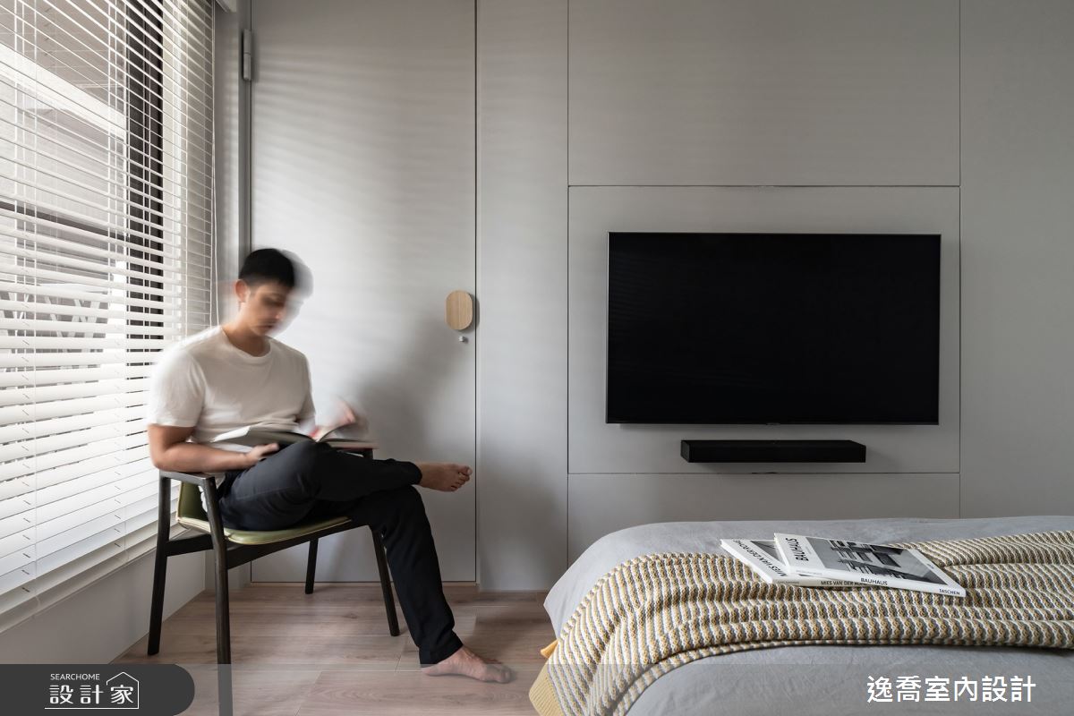 20坪新成屋(5年以下)＿北歐風臥室案例圖片＿逸喬室內設計＿逸喬_留‧動 Flow之17