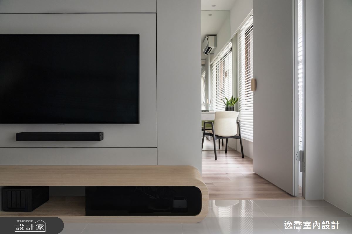 20坪新成屋(5年以下)＿北歐風客廳案例圖片＿逸喬室內設計＿逸喬_留‧動 Flow之3